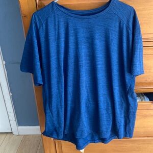 Navy blue REI athletic shirt size XL.